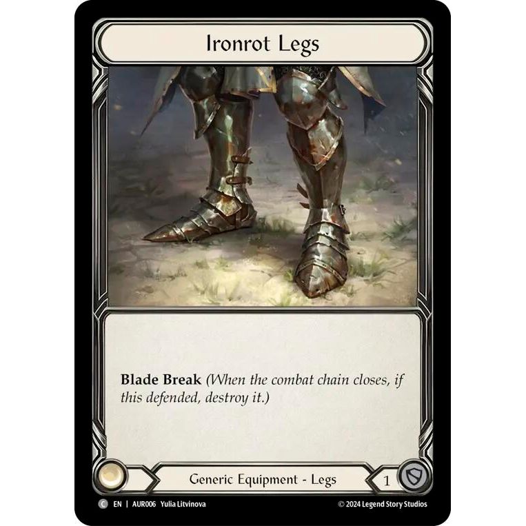 Image for Ironrot Legs (AUR) (AUR006) - Flesh and Blood TCG