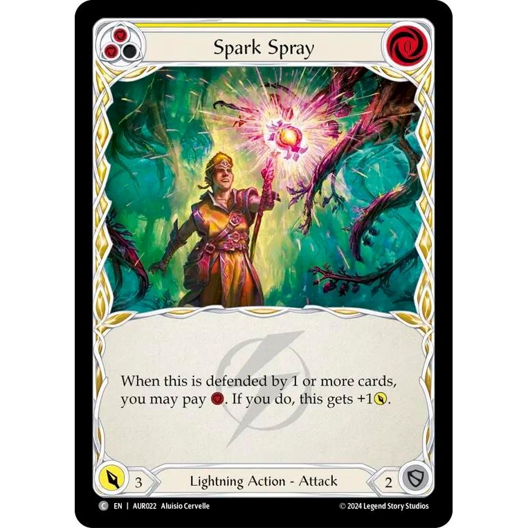 Image for Spark Spray (Yellow) (AUR022) - Flesh and Blood TCG
