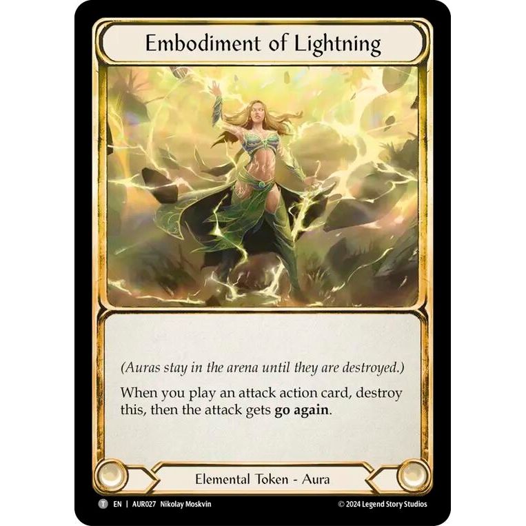 Image for Embodiment of Lightning (AUR027) - Flesh and Blood TCG