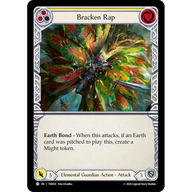 Image for Bracken Rap (Yellow) (TER014) - Flesh and Blood TCG
