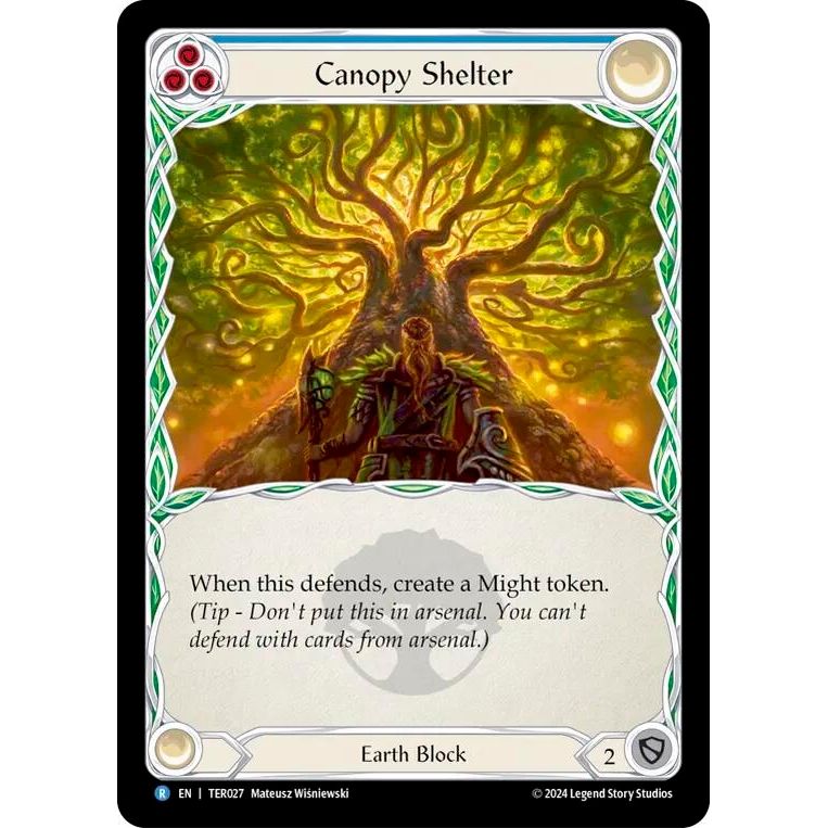 Image for Canopy Shelter (Blue) (TER027) - Flesh and Blood TCG