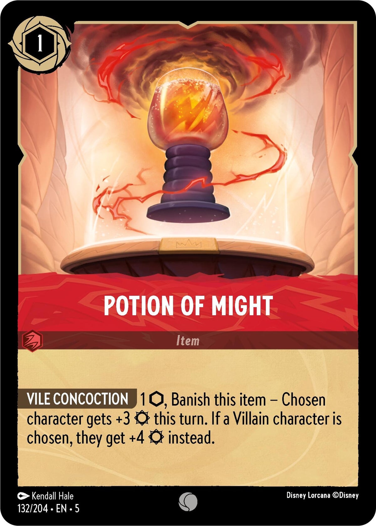 Image for Potion of Might (132/204) (5) - Disney Lorcana