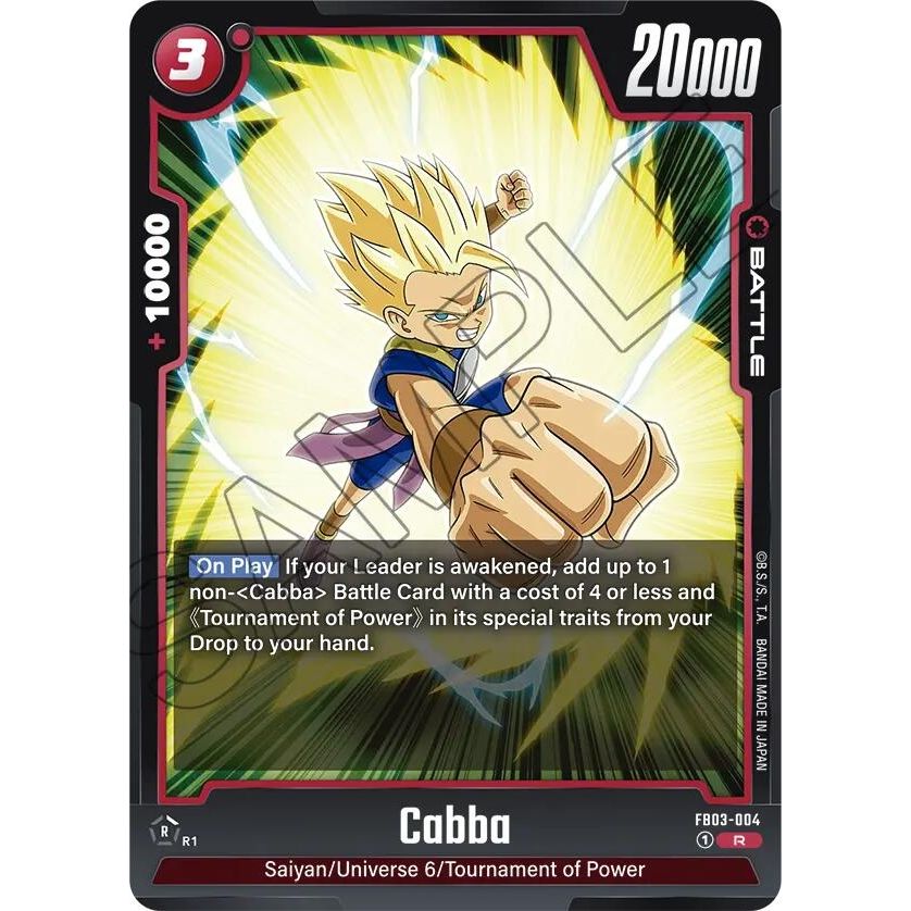 Image for Cabba (FB03-004) (FB03) - Dragon Ball Super: Fusion World