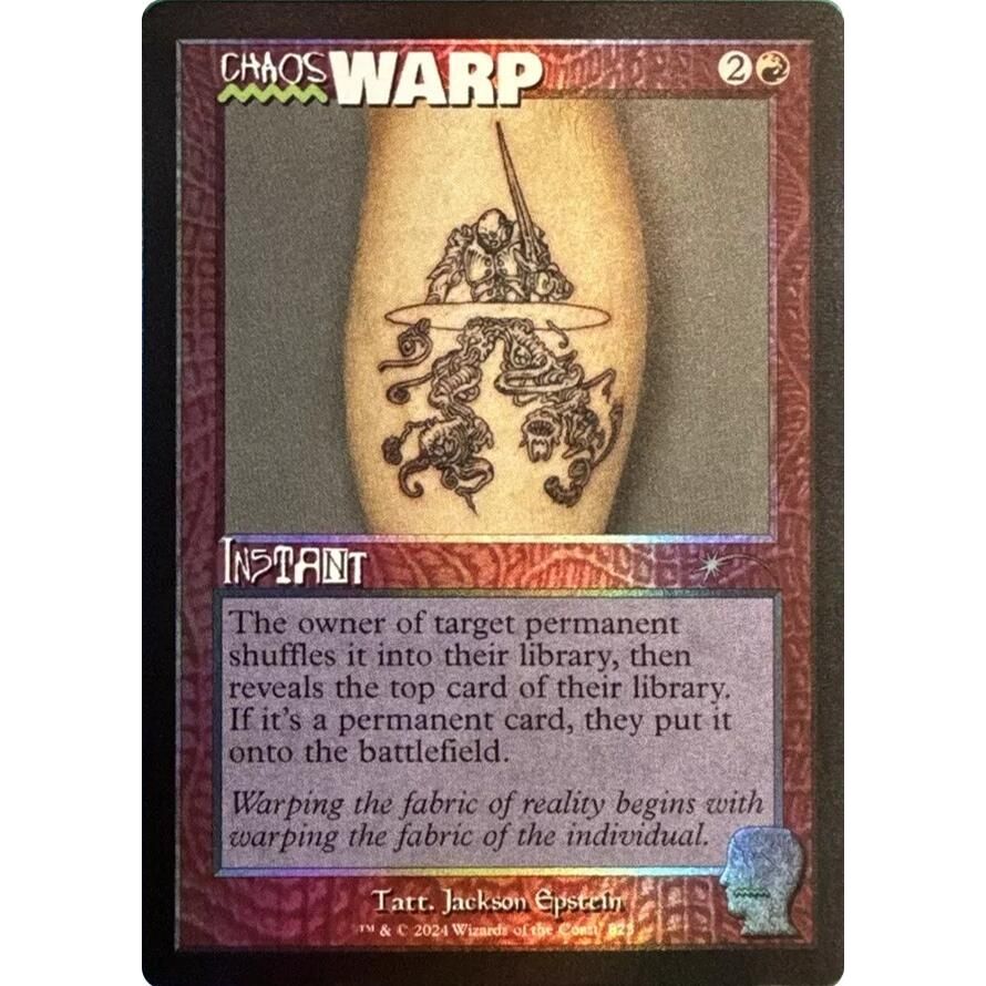 Image for Chaos Warp (Rainbow Foil) (823) (SLD) - Magic: The Gathering