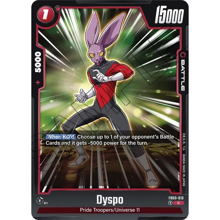 Image for Dyspo - FB03-013 (FB03-013) (FB03) - Dragon Ball Super: Fusion World
