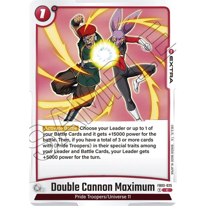 Image for Double Cannon Maximum (FB03-025) (FB03) - Dragon Ball Super: Fusion World