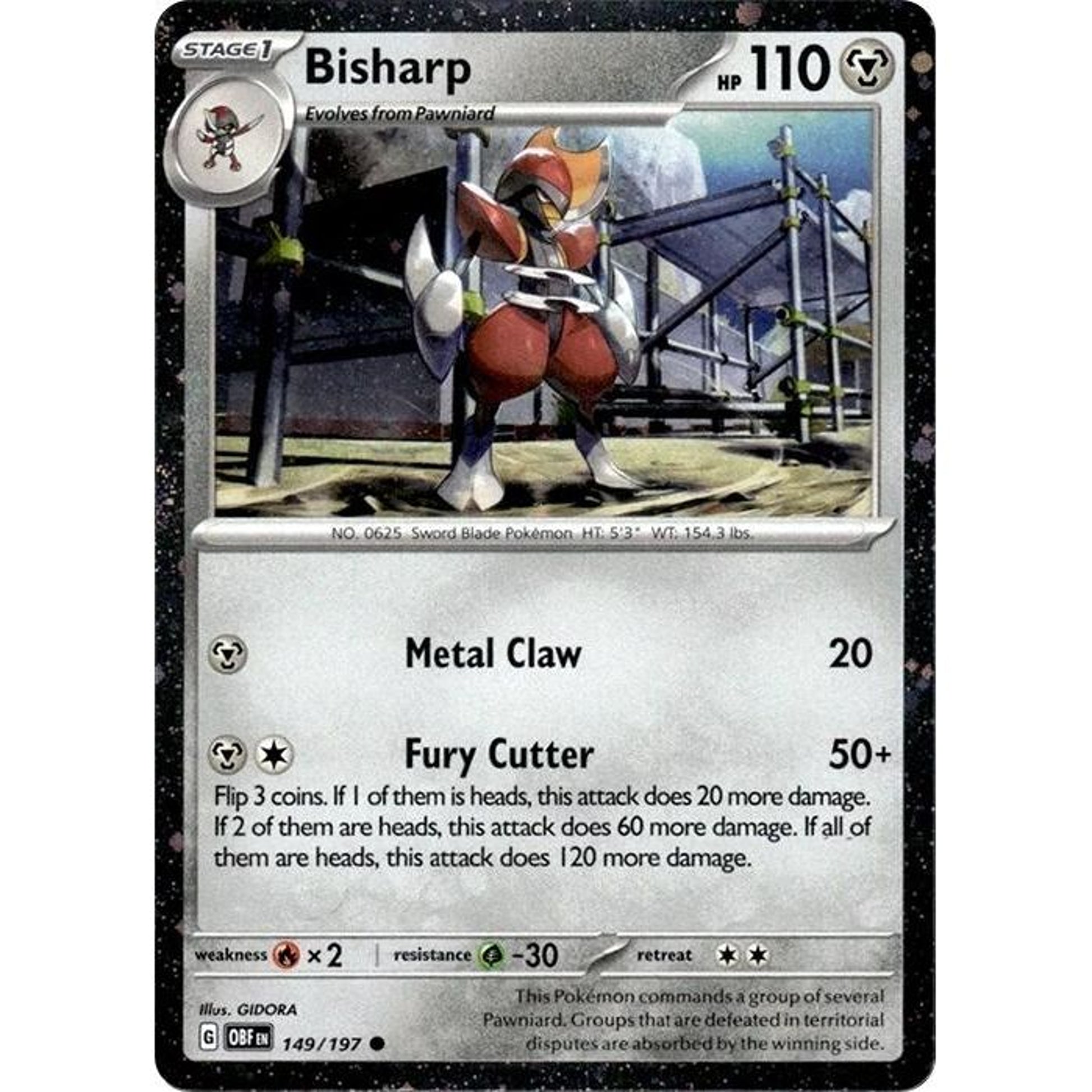 Image for Bisharp - 149/197 (Cosmos Holo) (149/197) (MCAP) - Pokemon