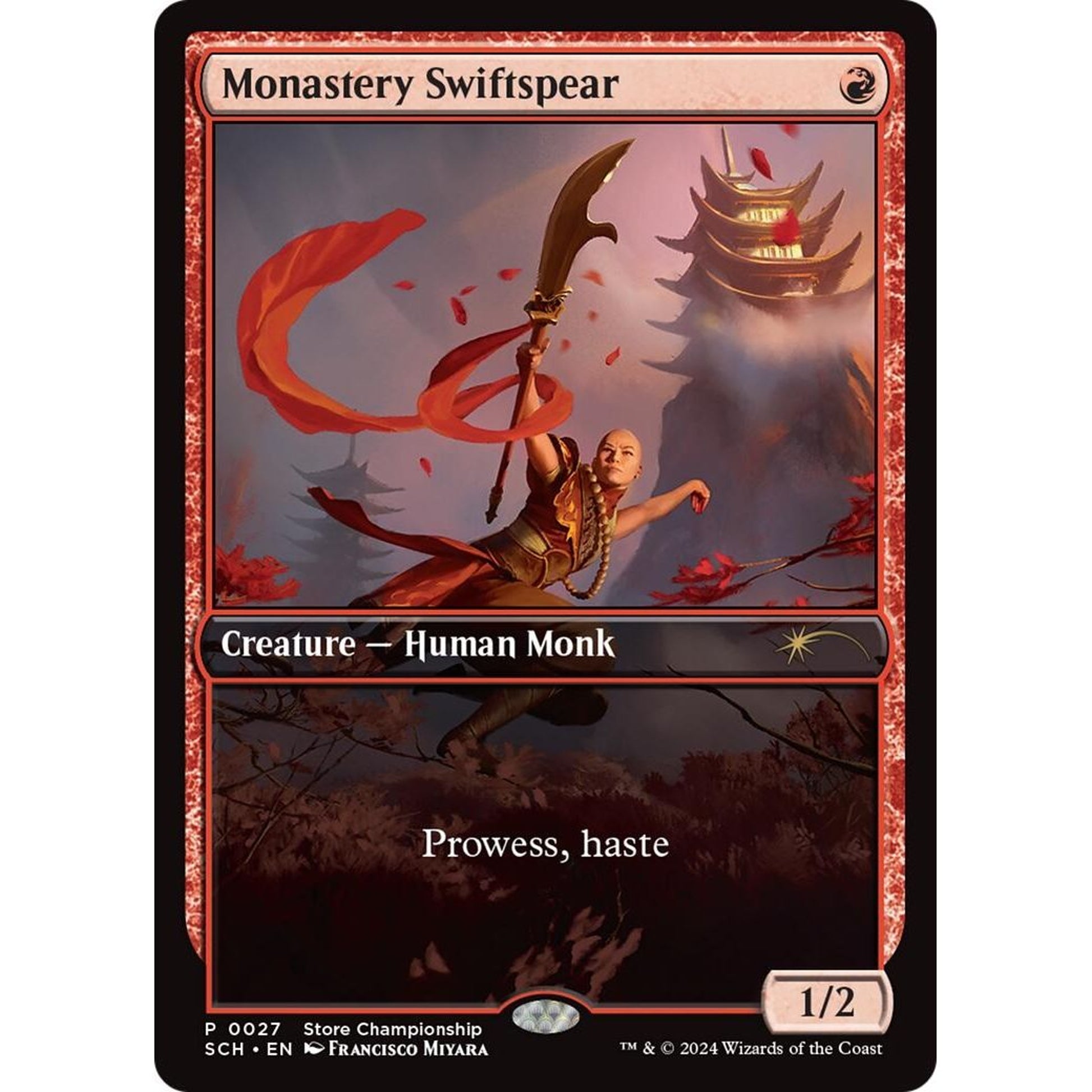 Image for Monastery Swiftspear (27) (GAME) - Magic: The Gathering