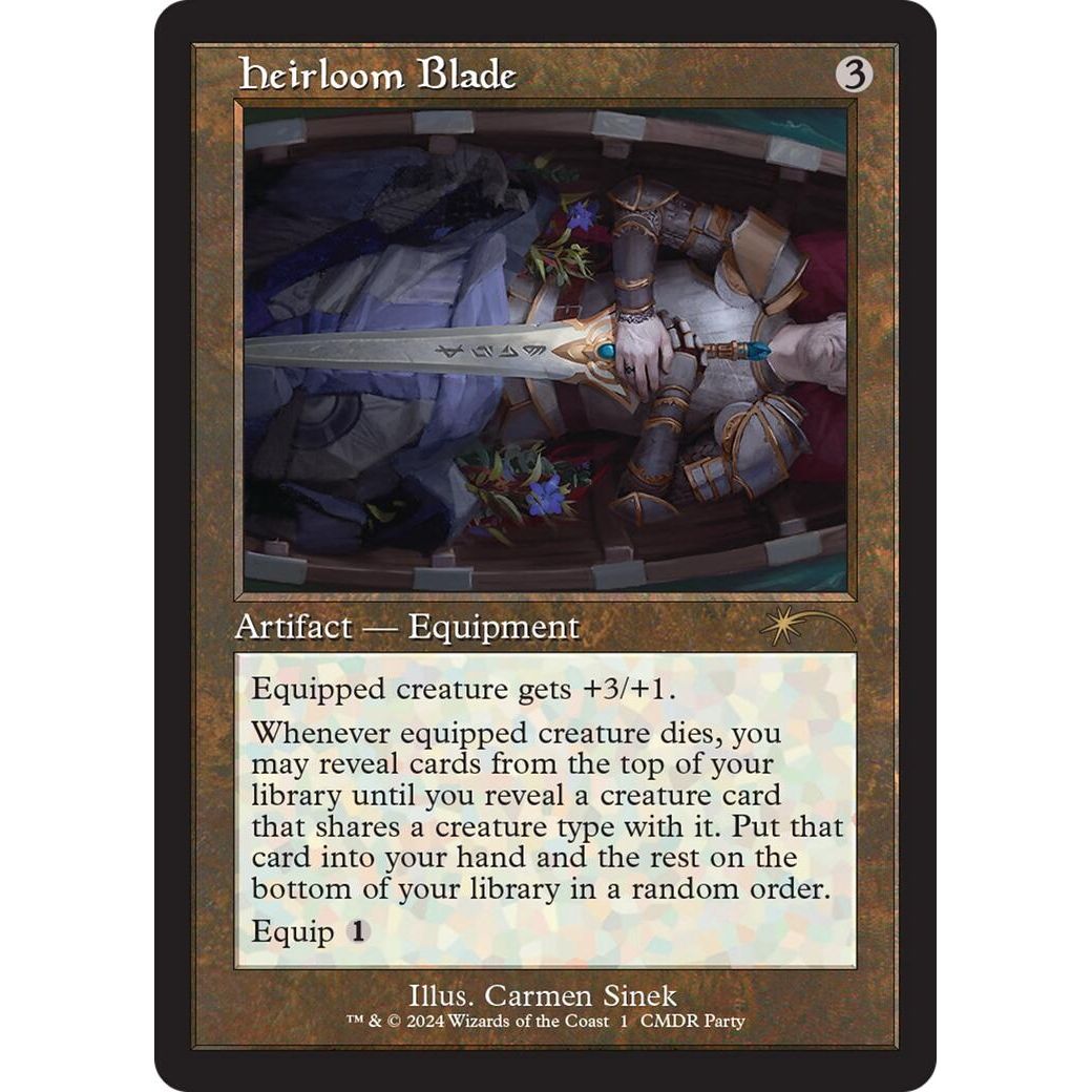 Image for Heirloom Blade (Retro Frame) (1) (WPN) - Magic: The Gathering