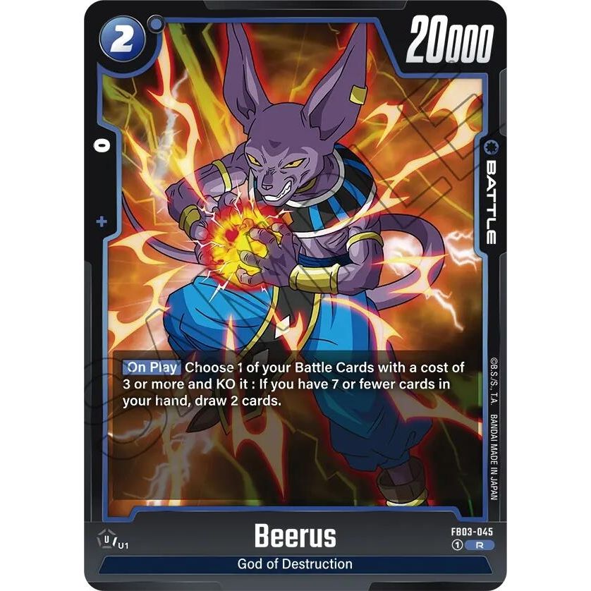 Image for Beerus - FB03-045 (FB03-045) (FB03) - Dragon Ball Super: Fusion World