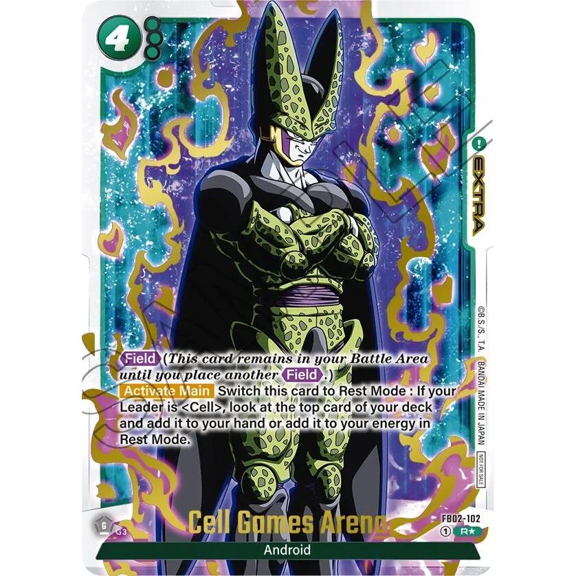 Image for Cell Games Arena - FB02-102 (Championship Pack 02) (Gold) (FB02-102) (DBSFW_TPR) - Dragon Ball Super: Fusion World