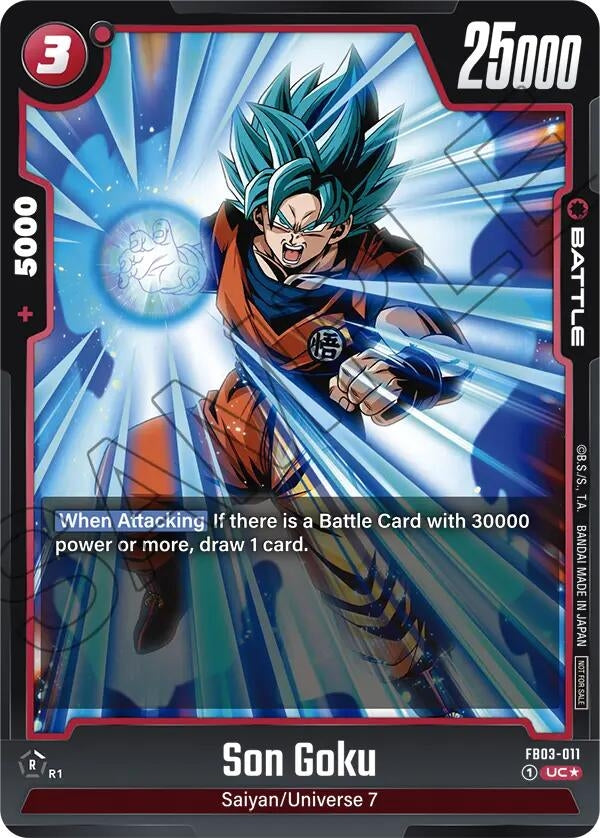 Image for Son Goku - FB03-011 (Championship Pack 02) (FB03-011) (DBSFW_TPR) - Dragon Ball Super: Fusion World