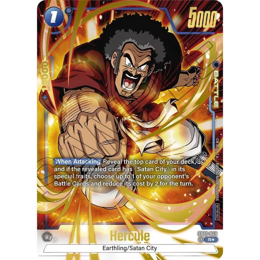 Image for Hercule - FB03-049 (Championship Pack 02) (Gold) (FB03-049) (DBSFW_TPR) - Dragon Ball Super: Fusion World