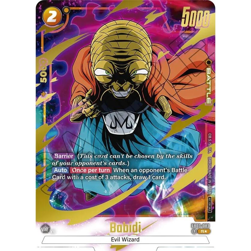 Image for Babidi - FB03-083 (Championship Pack 02) (Gold) (FB03-083) (DBSFW_TPR) - Dragon Ball Super: Fusion World