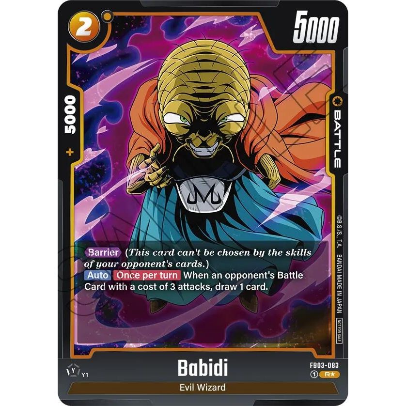 Image for Babidi - FB03-083 (Championship Pack 02) (FB03-083) (DBSFW_TPR) - Dragon Ball Super: Fusion World