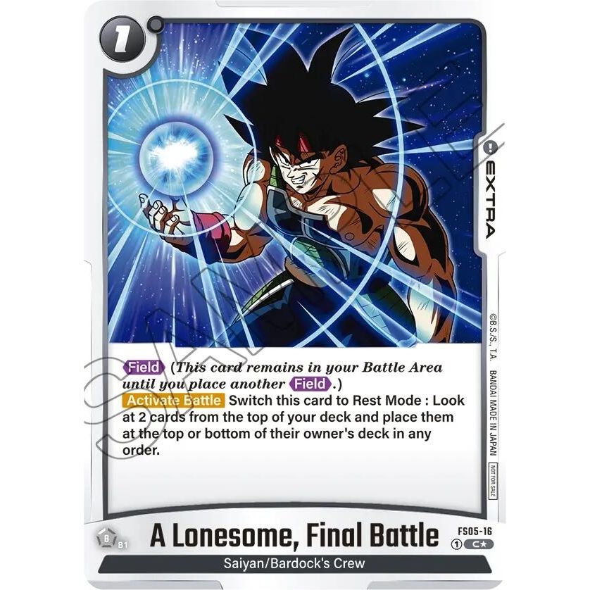 Image for A Lonesome, Final Battle - FS05-16 (Championship Pack 02) (FS05-16) (DBSFW_TPR) - Dragon Ball Super: Fusion World