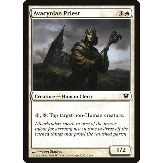 Image for Avacynian Priest (4) (ISD) - Magic: The Gathering