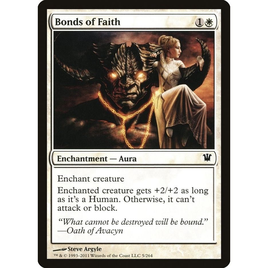 Image for Bonds of Faith (5) (ISD) - Magic: The Gathering