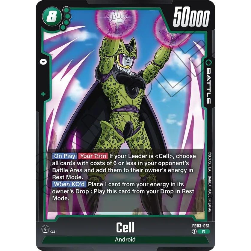 Image for Cell - FB03-061 (FB03-061) (FB03) - Dragon Ball Super: Fusion World