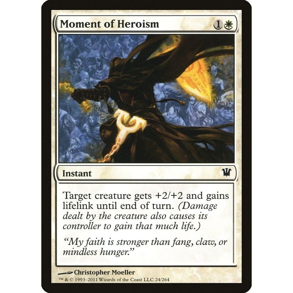 Image for Moment of Heroism (24) (ISD) - Magic: The Gathering