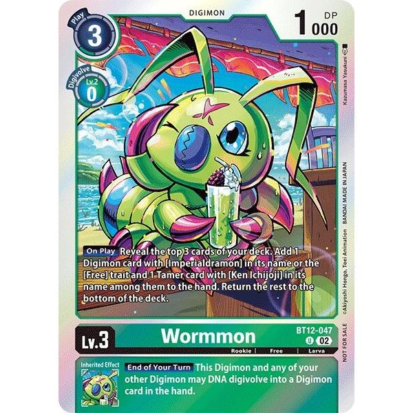 Image for Wormmon - BT12-047 (Convention Promo 2024) (BT12-047 U) (BT12) - Digimon Card Game