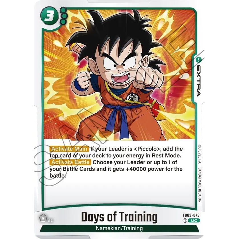 Image for Days of Training (FB03-075) (FB03) - Dragon Ball Super: Fusion World