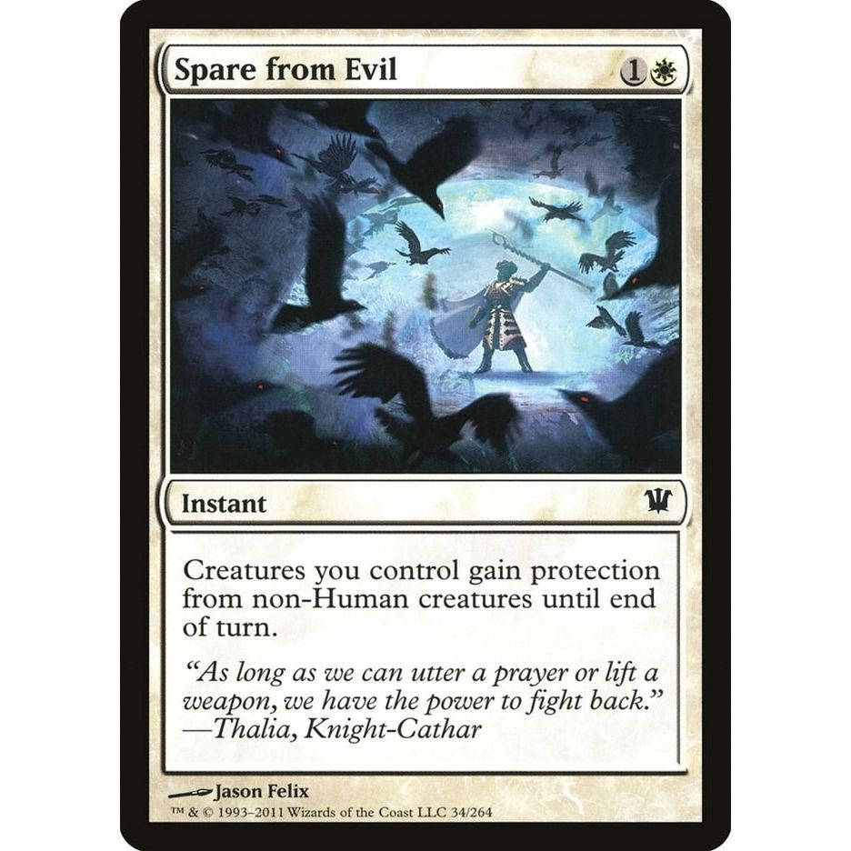 Image for Spare from Evil (34) (ISD) - Magic: The Gathering