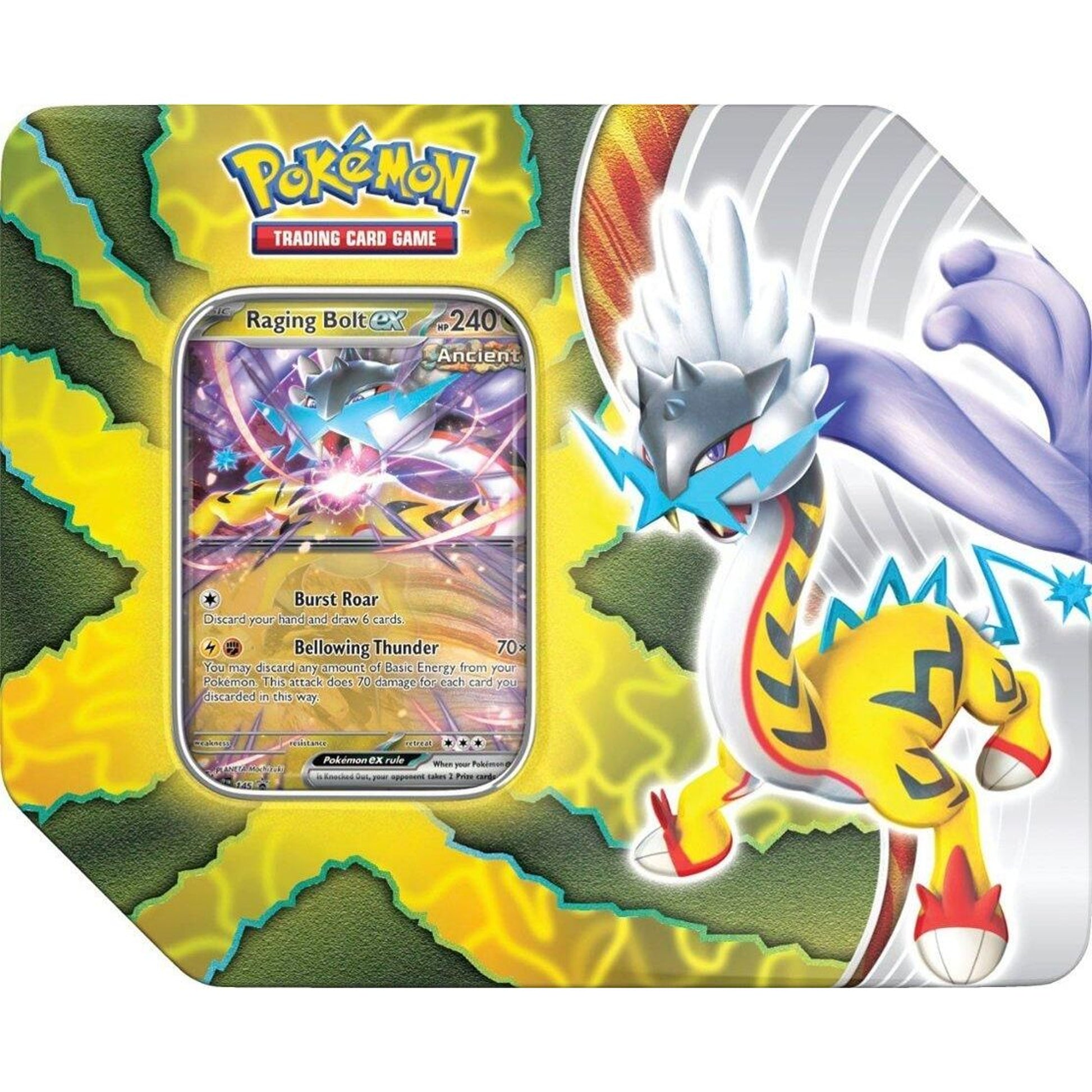 Image for Paradox Destinies Tin [Raging Bolt ex] - Pokemon