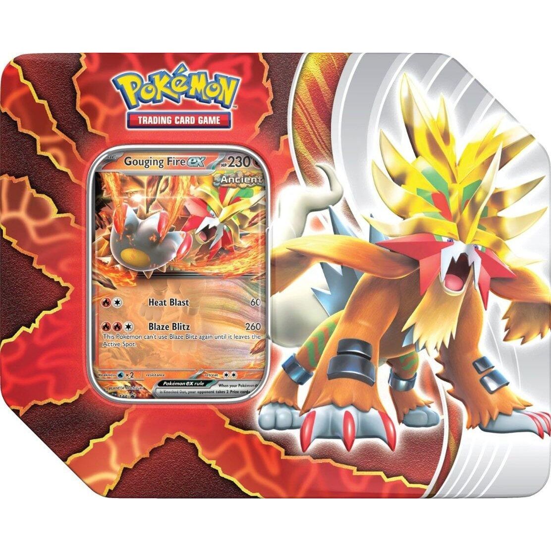 Image for Paradox Destinies Tin [Gouging Fire ex] - Pokemon