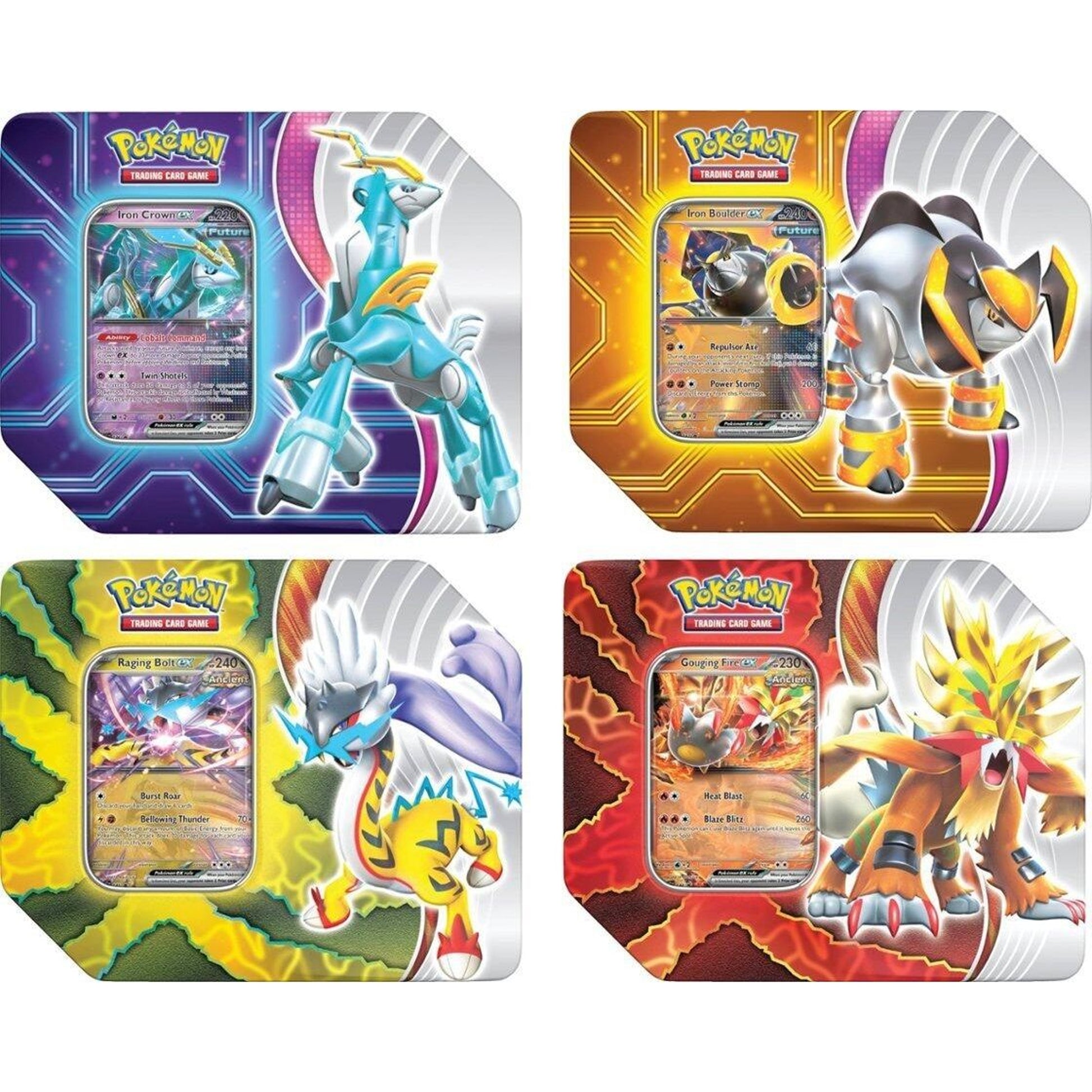 Image for Paradox Destinies Tin [Set of 4] - Pokemon