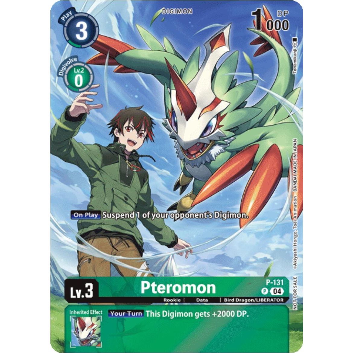 Image for Pteromon (Digimon Liberator Promotion) (Textured) (P-131 P) (D-PR) - Digimon Card Game