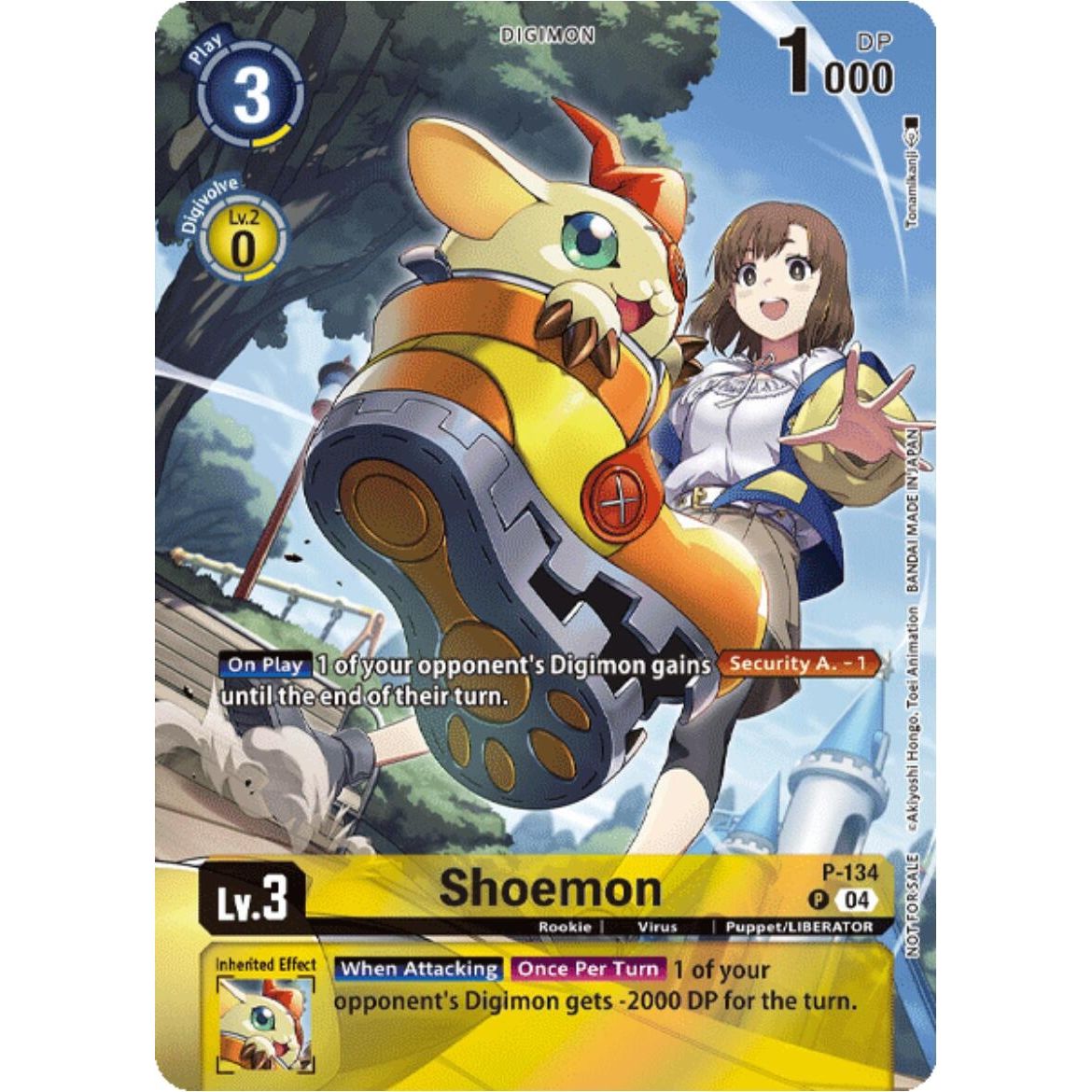 Image for Shoemon (Digimon Liberator Promotion) (Textured) (P-134 P) (D-PR) - Digimon Card Game