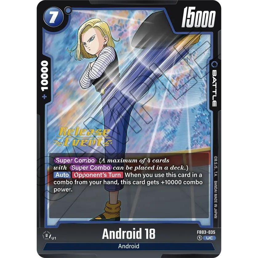 Image for Android 18 (FB03-035) (FB03_PR) - Dragon Ball Super: Fusion World