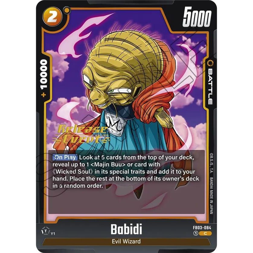 Image for Babidi - FB03-084 (FB03-084) (FB03_PR) - Dragon Ball Super: Fusion World