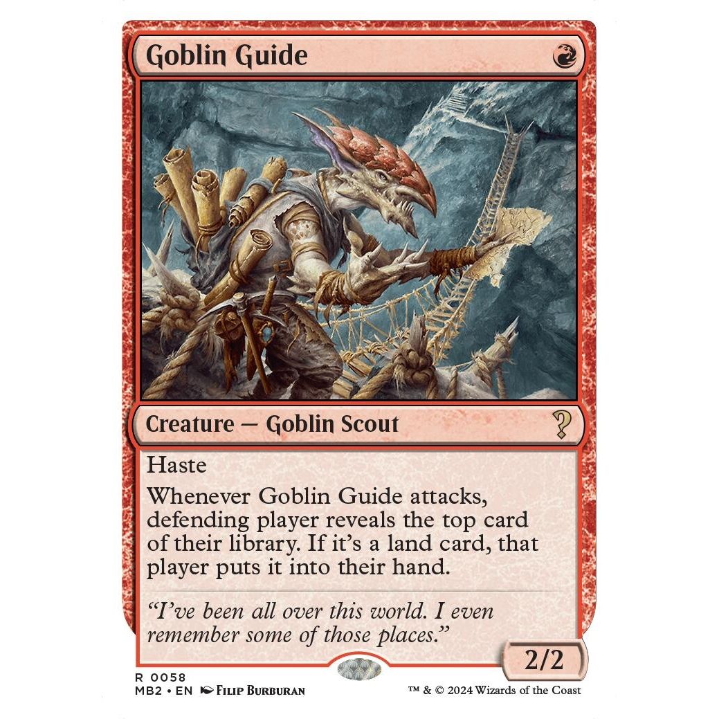 Image for Goblin Guide (White Border) (58) (MB2) - Magic: The Gathering