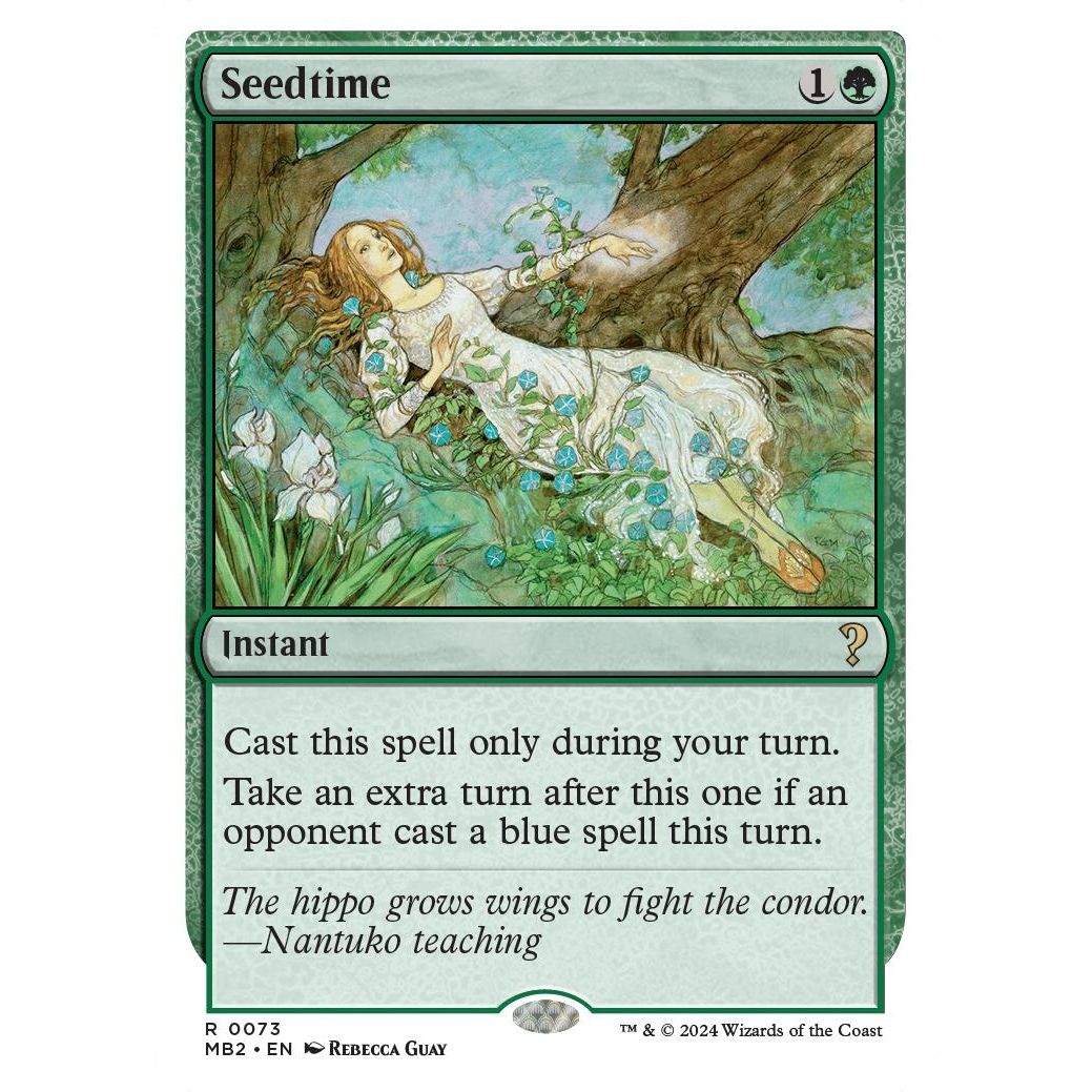 Image for Seedtime (White Border) (73) (MB2) - Magic: The Gathering