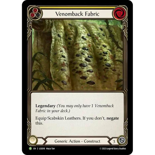Image for Venomback Fabric - LSS018 (LSS018) (PR) - Flesh and Blood TCG