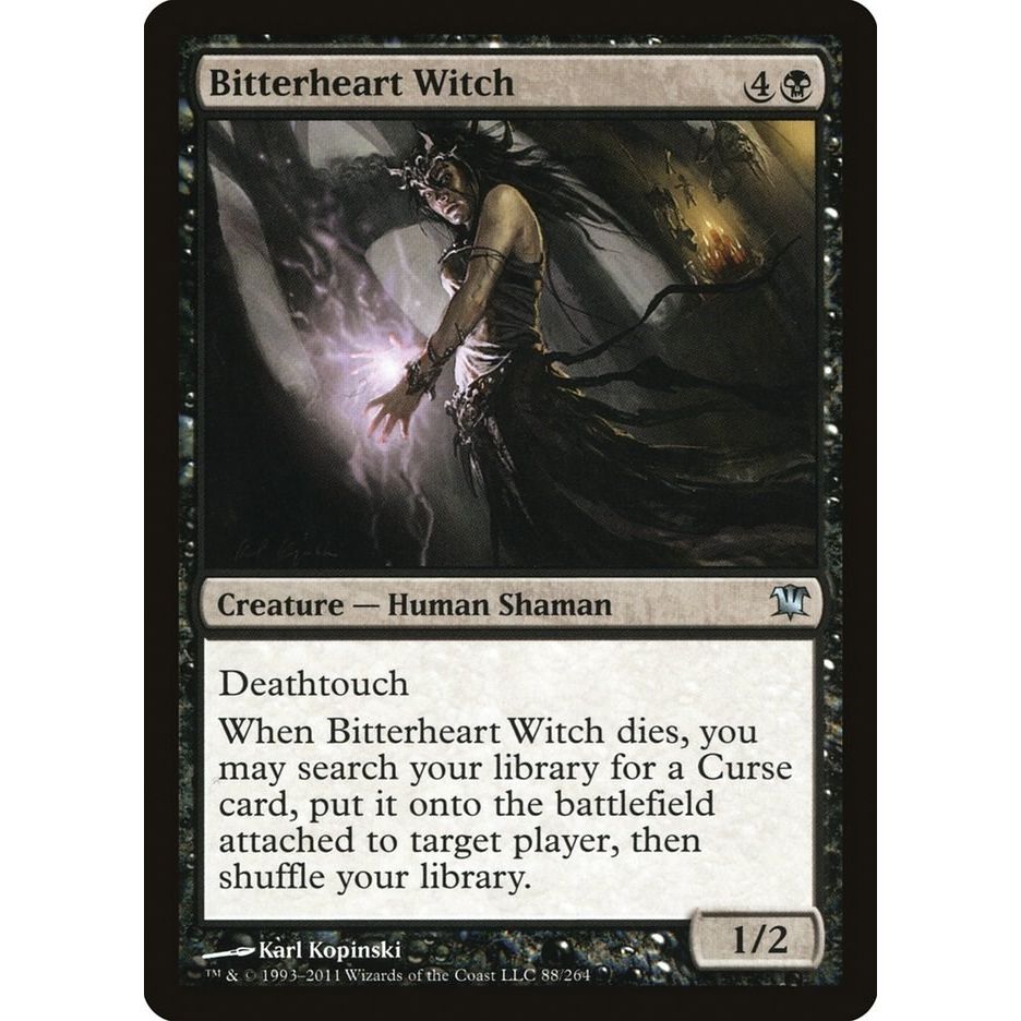 Image for Bitterheart Witch (88) (ISD) - Magic: The Gathering