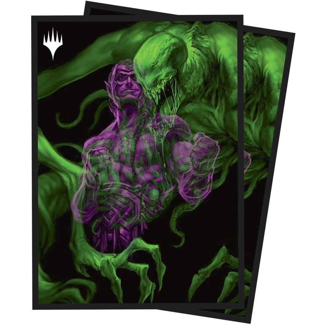 Image for Duskmourn Tyvar, the Pummeler - Double Exposure Alt Standard Deck Protector Sleeves for Magic: The Gathering (100-pack) - Card Sleeves