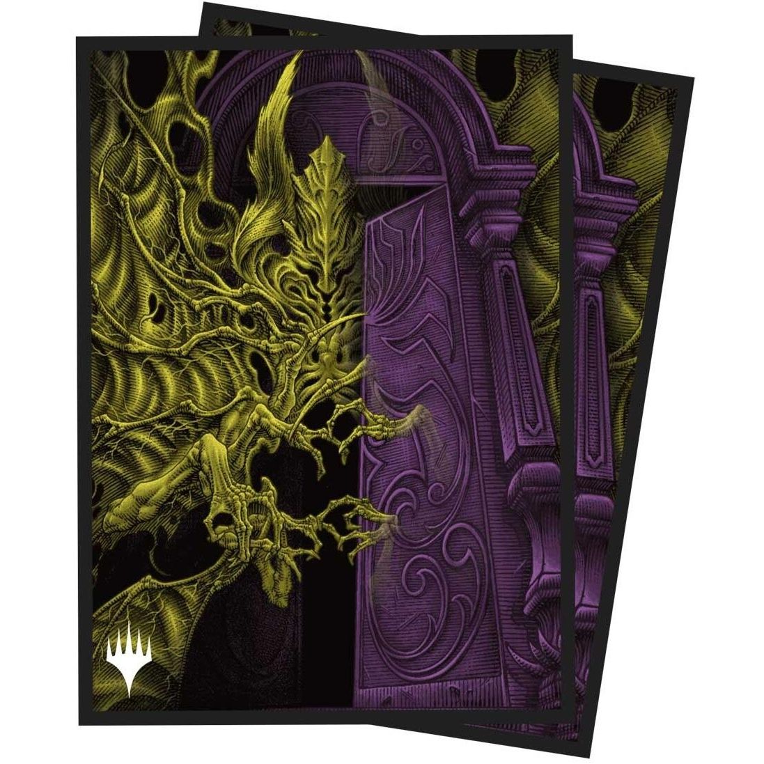 Image for Duskmourn Valgavoth, Terror Eater - Double Exposure Alt Standard Deck Protector Sleeves for Magic: The Gathering (100-pack) - Card Sleeves
