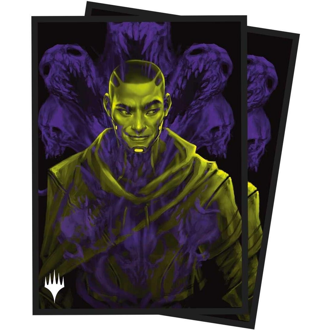Image for Duskmourn Kaito, Bane of Nightmares - Double Exposure Alt Standard Deck Protector Sleeves for Magic: The Gathering (100-pack) - Card Sleeves