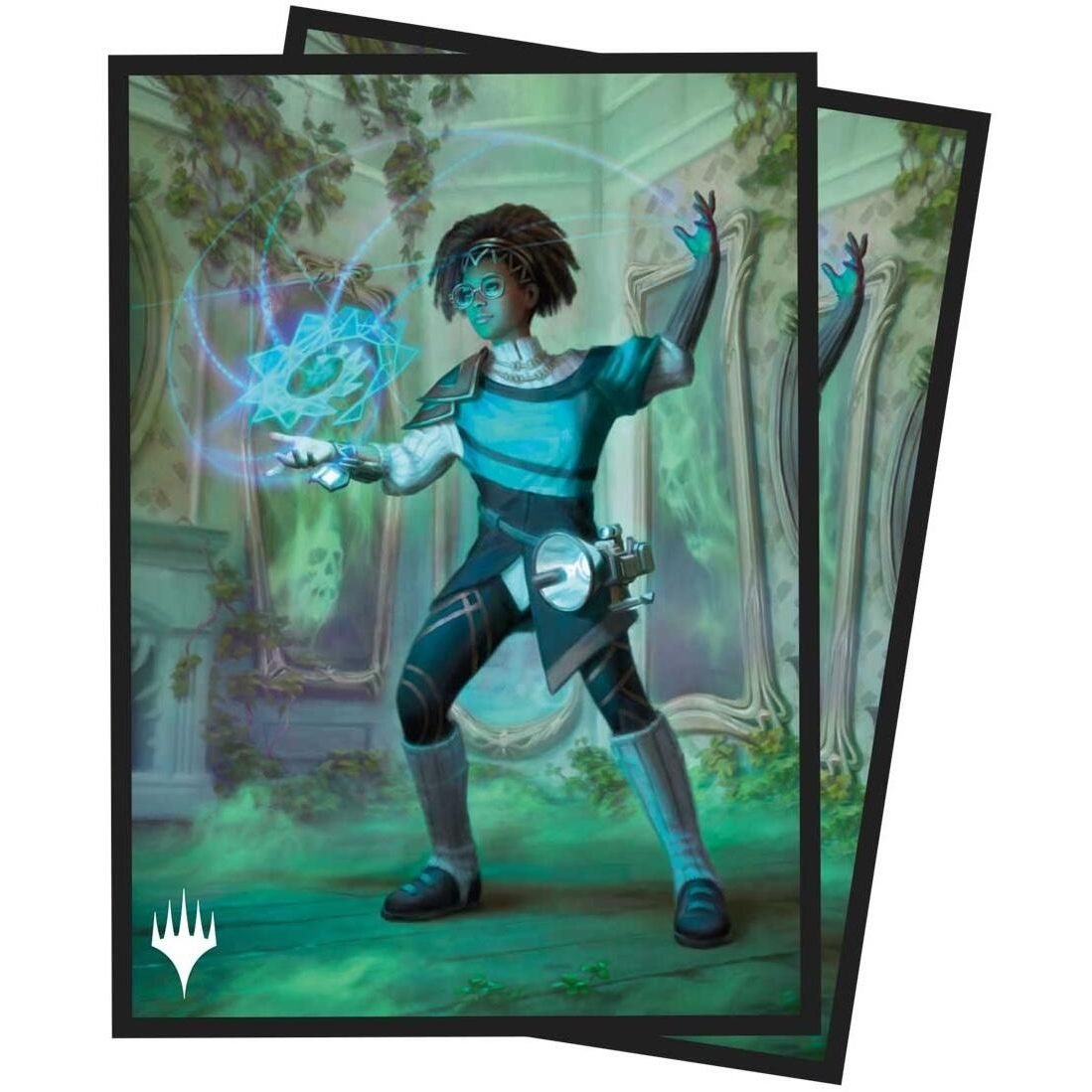 Image for Duskmourn Zimone, Mystery Unraveler Standard Deck Protector Sleeves for Magic: The Gathering (100-pack) - Card Sleeves