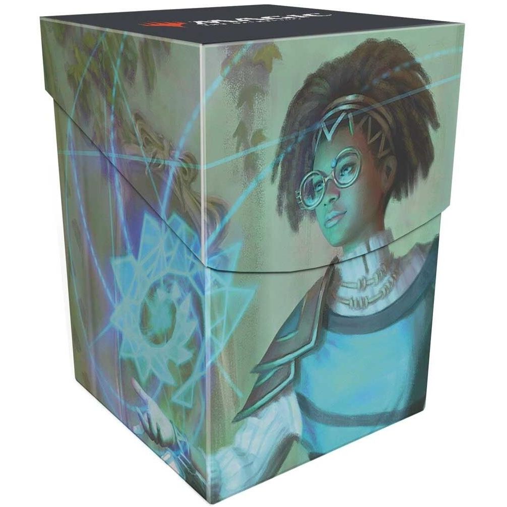 Image for Duskmourn Zimone, Mystery Unraveler 100+ Deck Box for Magic: The Gathering - Deck Boxes