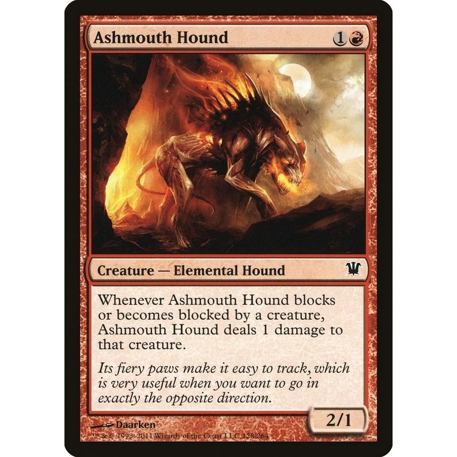 Image for Ashmouth Hound (128) (ISD) - Magic: The Gathering