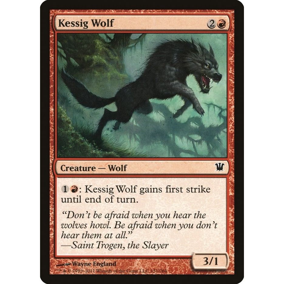 Image for Kessig Wolf (151) (ISD) - Magic: The Gathering