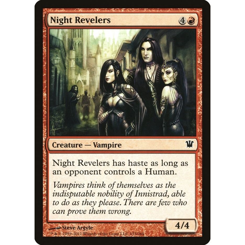 Image for Night Revelers (153) (ISD) - Magic: The Gathering
