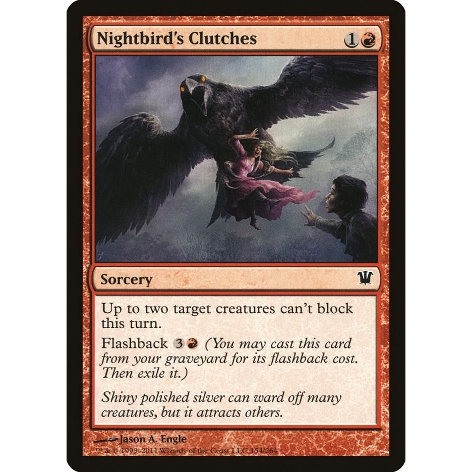 Image for Nightbird's Clutches (154) (ISD) - Magic: The Gathering