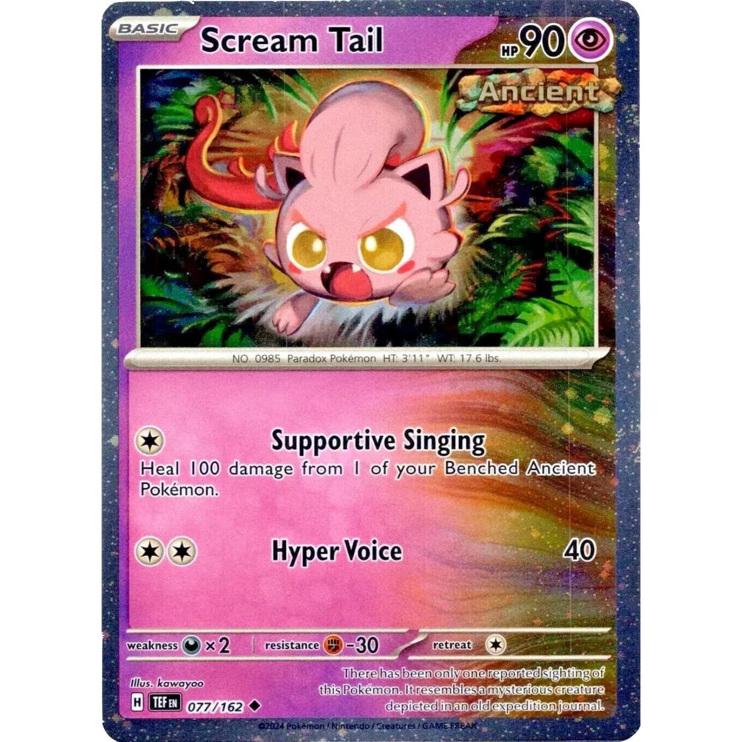 Image for Scream Tail - 077/162 (Cosmos Holo) (077/162) (MCAP) - Pokemon