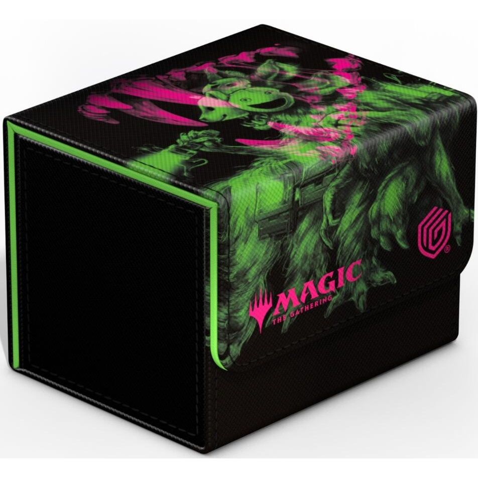 Image for Magic: The Gathering Duskmourn Sidewinder 100+ Xenoskin Deck Box - Kona, Rescue Beastie - Deck Boxes