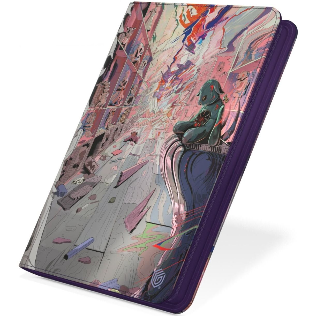 Image for Magic: The Gathering Duskmourn Zipfolio 360 Xenoskin - Porcelain Gallery - Storage Albums